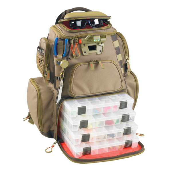 Wild River NOMAD Lighted Tackle Backpack w/4 PT3600 Trays [WT3604] - Houseboatparts.com