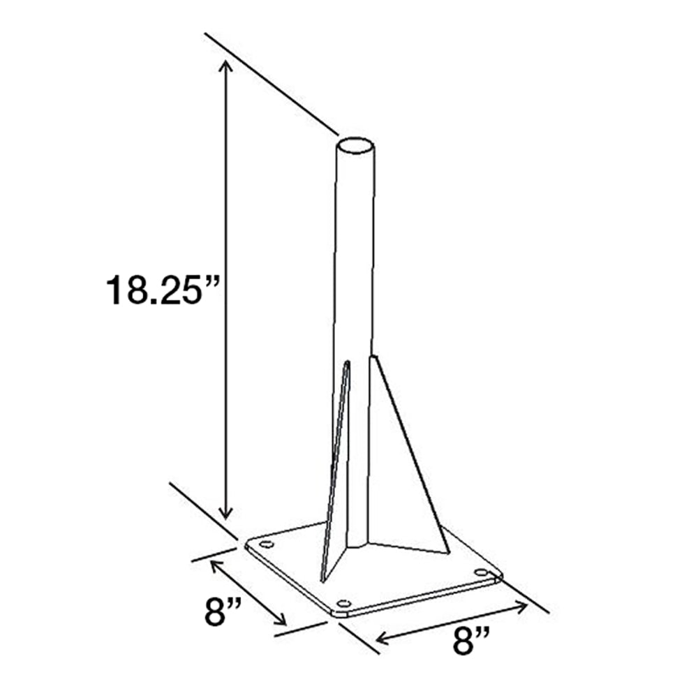 RAM Mount Universal Drill-Down Laptop Mount [RAM-VBD-122-SW1] - Houseboatparts.com