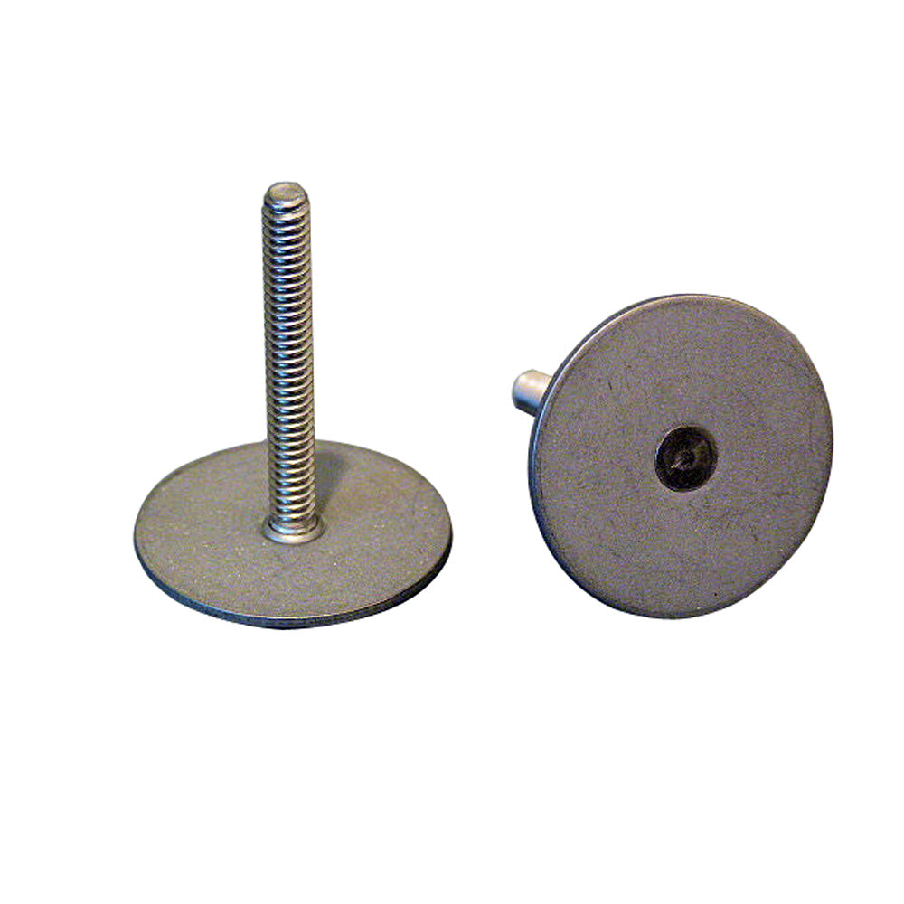 Weld Mount 1.25" Tall Stainless Stud w/#10 x 24 Threads - Qty. 10 [102420] - Houseboatparts.com