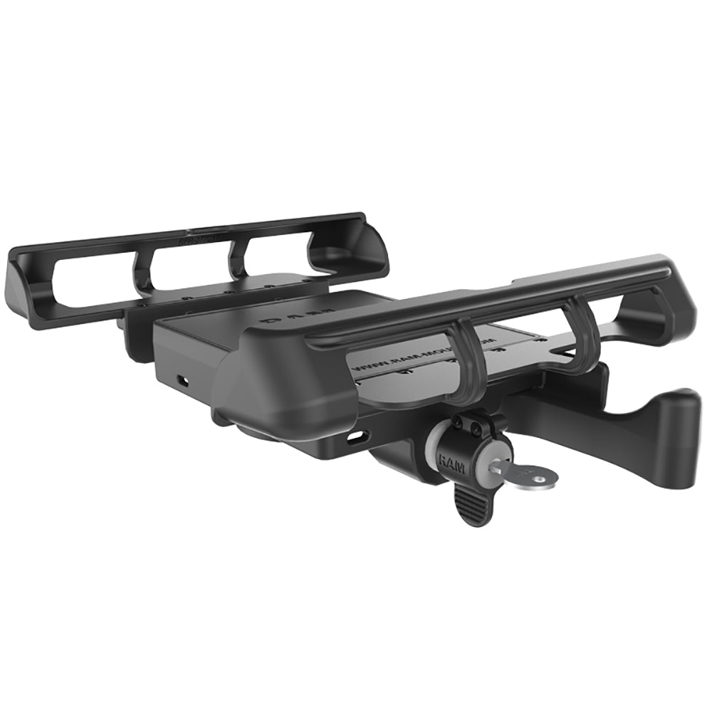 RAM Mount Tab-Lock Universal Locking Cradle f/Apple iPad w/LifeProof & Lifedge Cases [RAM-HOL-TABL17U] - Houseboatparts.com