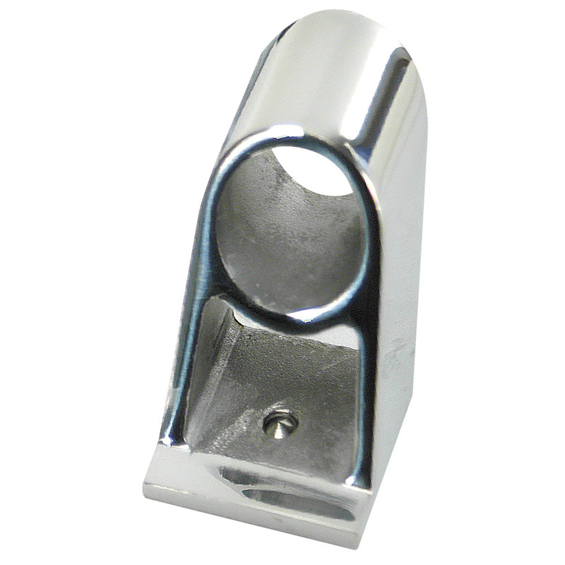 Whitecap Center Handrail Stanchion - 316 Stainless Steel - 7/8" Tube O.D. [6091C] - Houseboatparts.com