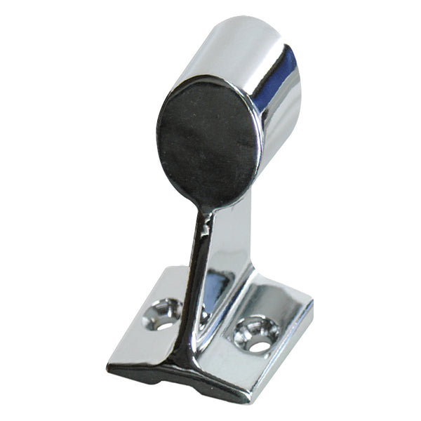 Whitecap Aft Handrail Stanchion - 316 Stainless Steel - 1" Tube O.D. [6181C] - Houseboatparts.com