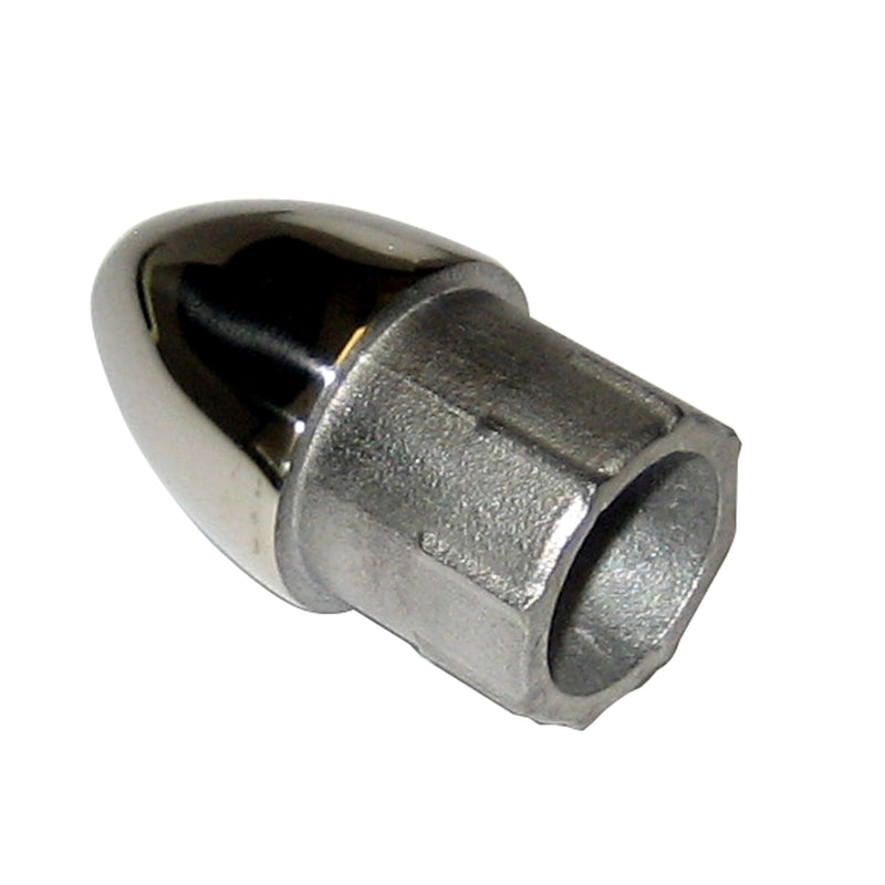 Whitecap Bullet End - 316 Stainless Steel - 7/8" Tube O.D. [6229C] - Houseboatparts.com