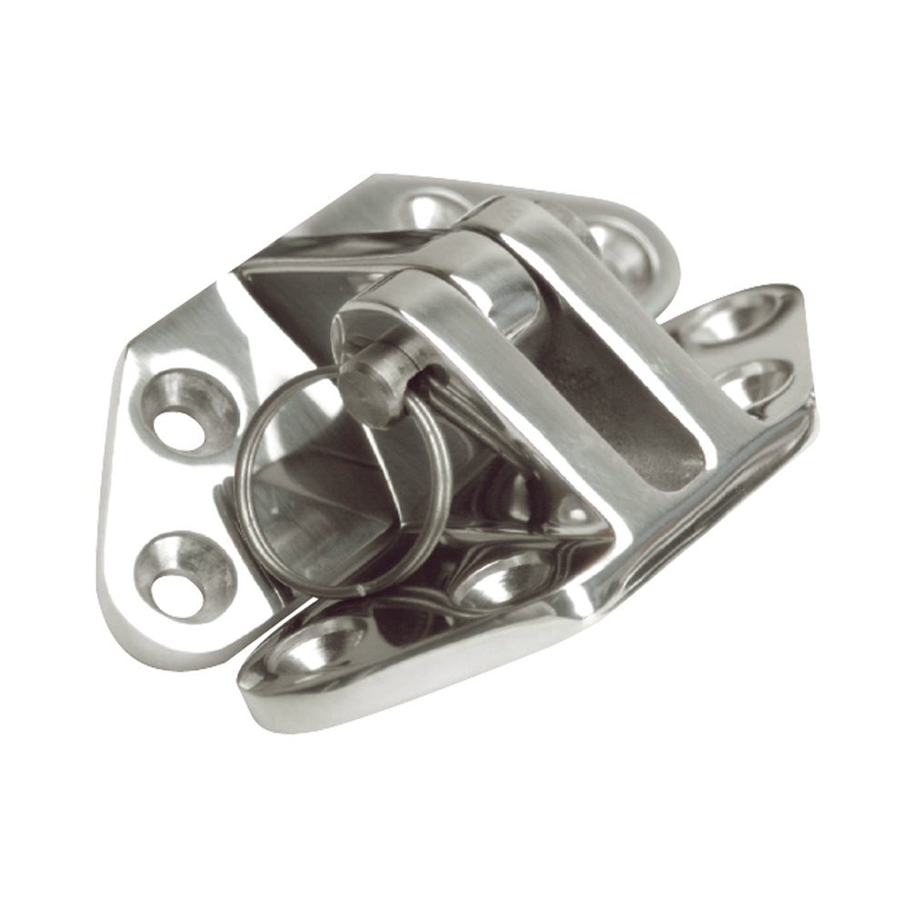 Whitecap Angled Base Hatch Hinge - 316 Stainless Steel - 3" x 2-1/2" [6211C] - Houseboatparts.com