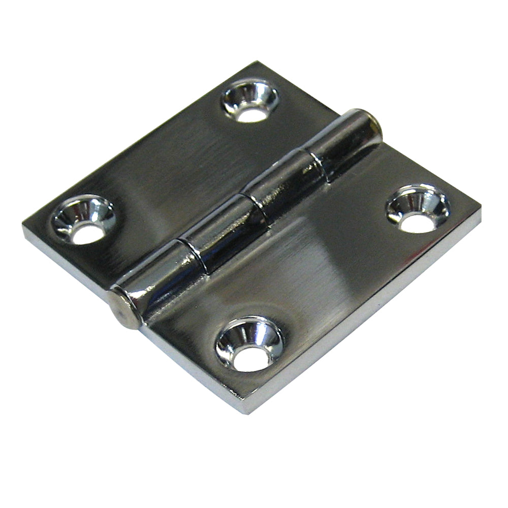 Whitecap Butt Hinge - CP/Zamac - 2" x 2" [S-1497] - Houseboatparts.com