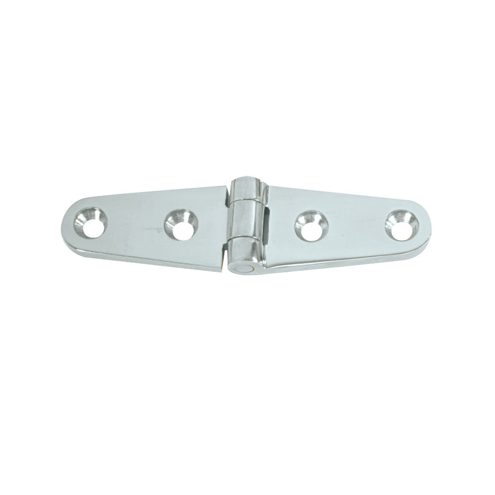 Whitecap Strap Hinge - 316 Stainless Steel - 4" x 1" [6025] - Houseboatparts.com