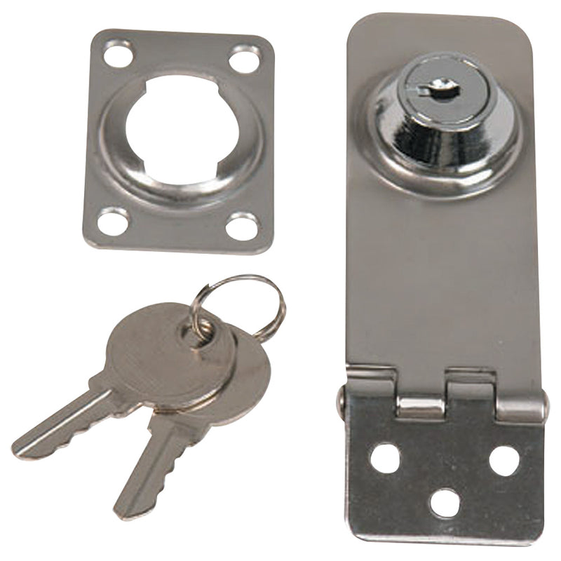 Whitecap Locking Hasp - 304 Stainless Steel - 1" x 3" [S-4053C] - Houseboatparts.com