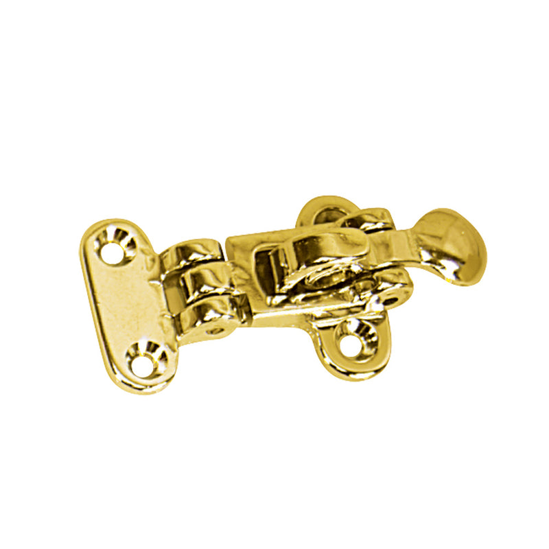 Whitecap Anti-Rattle Hold Down - Polished Brass [S-054BC] - Houseboatparts.com