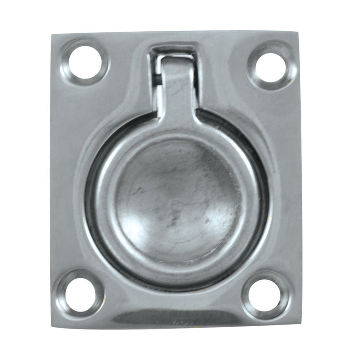 Whitecap Flush Pull Ring - CP/Brass - 1 - 1/2" x 1 - 3/4" [S - 3360C] - Houseboatparts.com