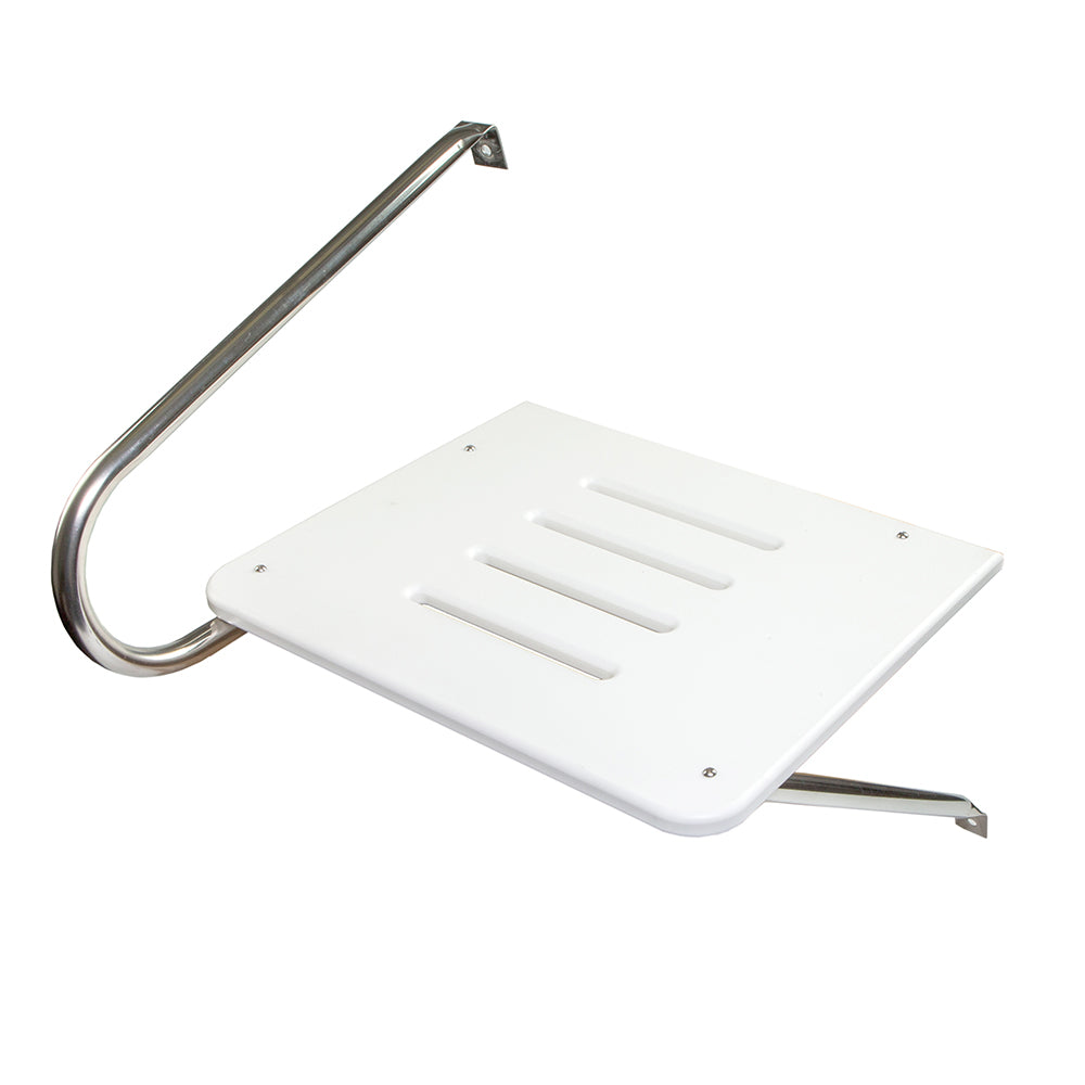 Whitecap White Poly Swim Platform f/Outboad Motors [67900] - Houseboatparts.com