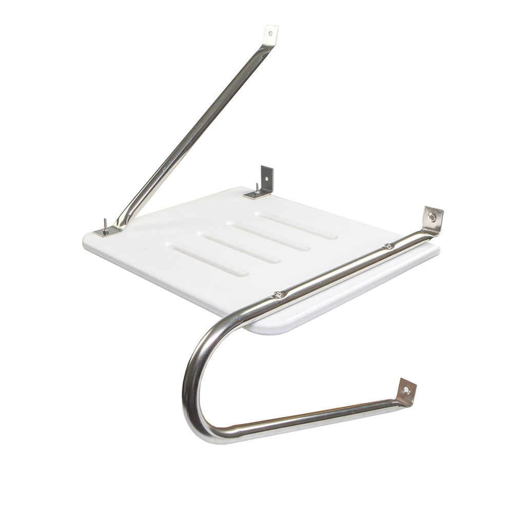 Whitecap White Poly Swim Platform f/Outboad Motors [67900] - Houseboatparts.com