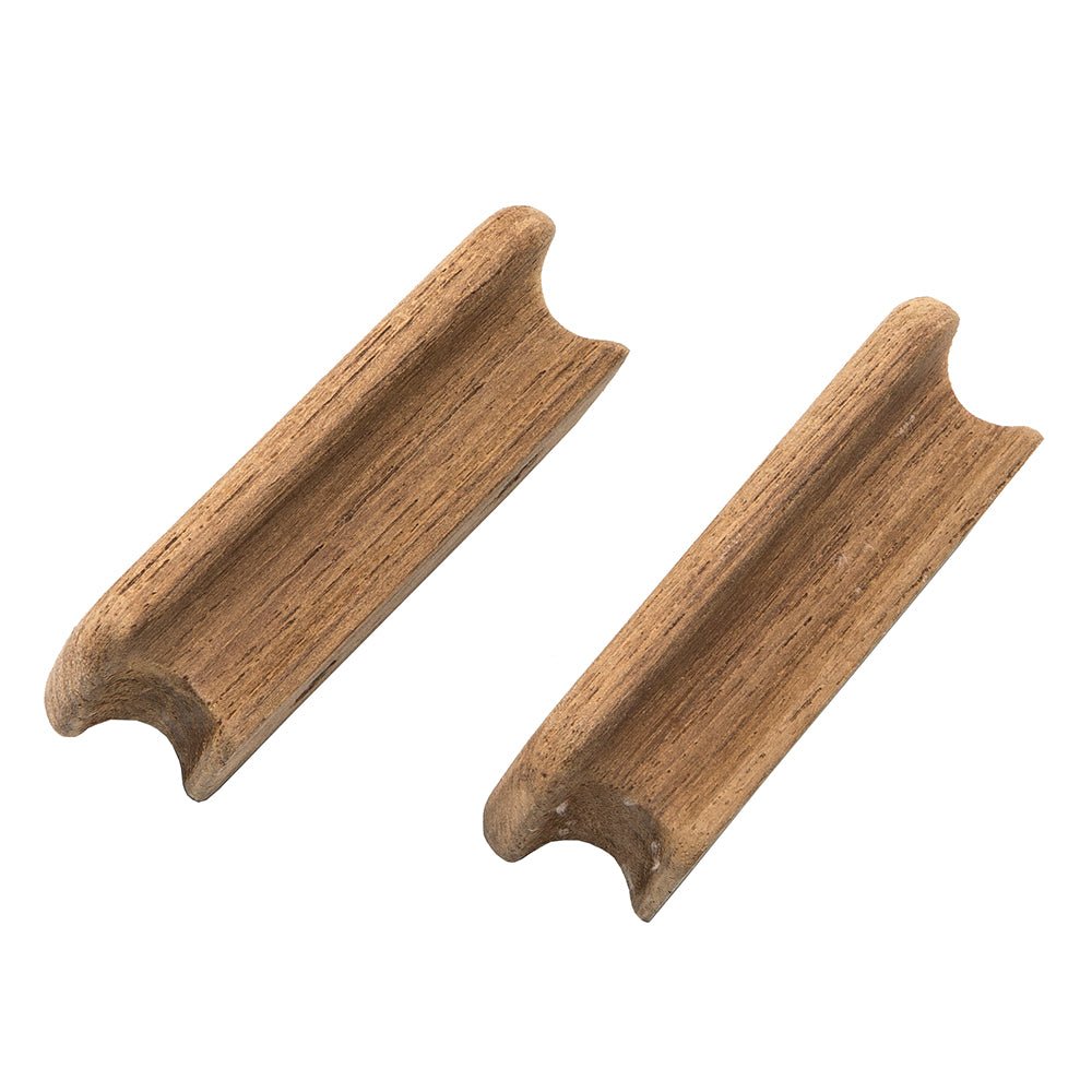 Whitecap Teak Rectangular Drawer Knob - 2 - 3/4"L - 2 Pack [60131 - A] - Houseboatparts.com