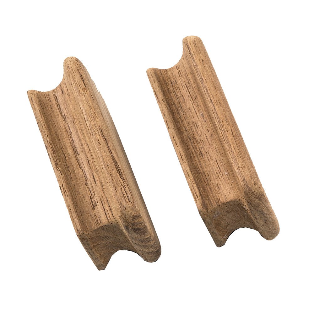 Whitecap Teak Rectangular Drawer Knob - 2 - 3/4"L - 2 Pack [60131 - A] - Houseboatparts.com