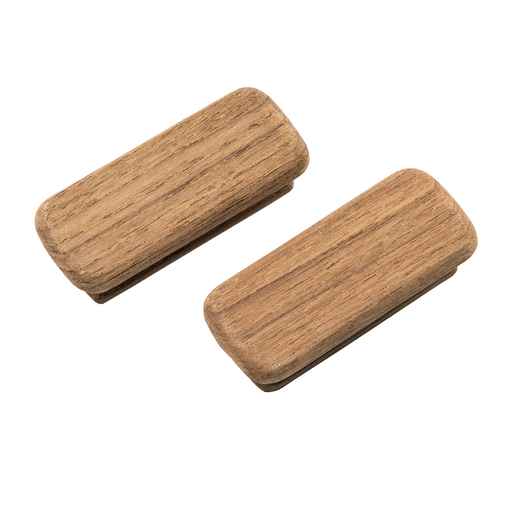 Whitecap Teak Rectangular Drawer Knob - 2-3/4"L - 2 Pack [60131-A] - Houseboatparts.com