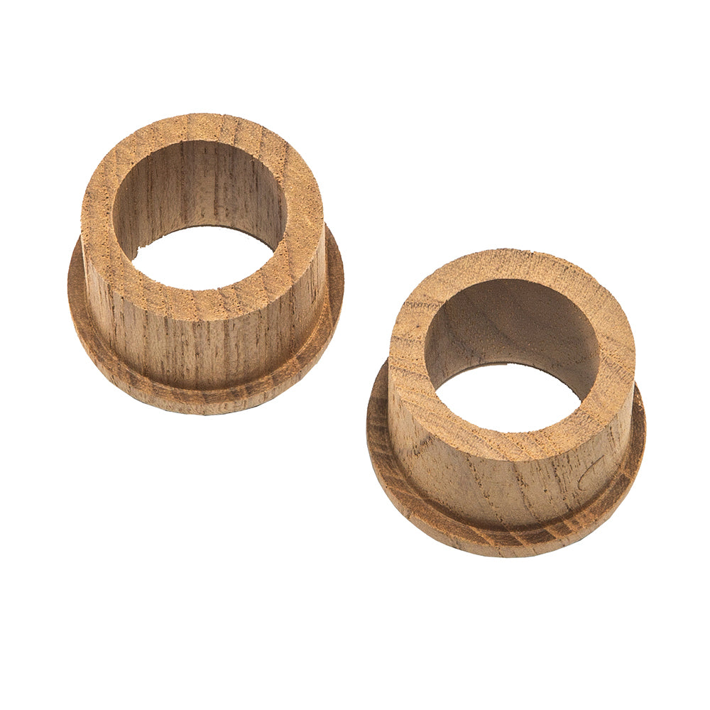 Whitecap Teak Finger Pull - 5/8" Barrel Length - 2 Pack [60145-A] - Houseboatparts.com