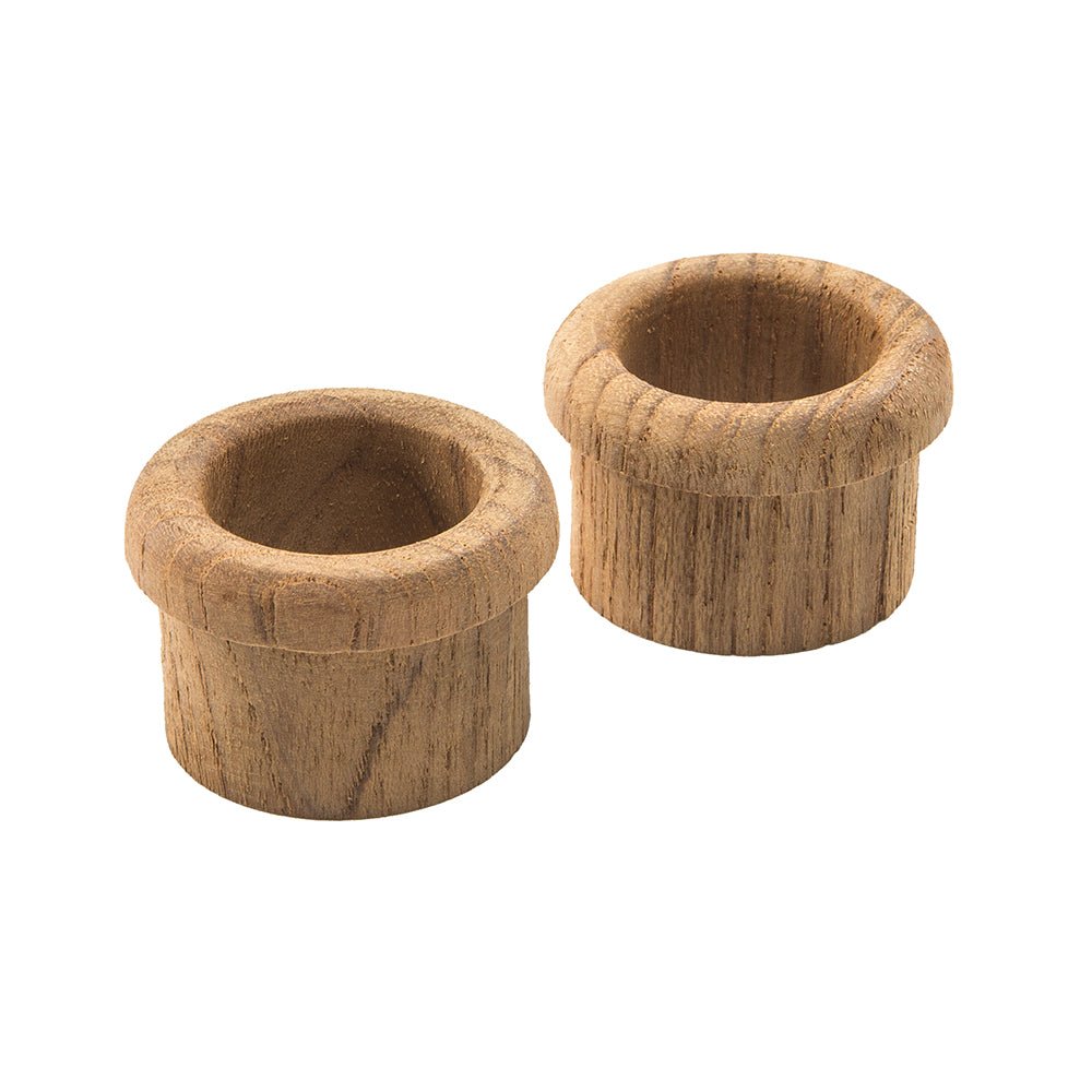 Whitecap Teak Finger Pull - 5/8" Barrel Length - 2 Pack [60145 - A] - Houseboatparts.com