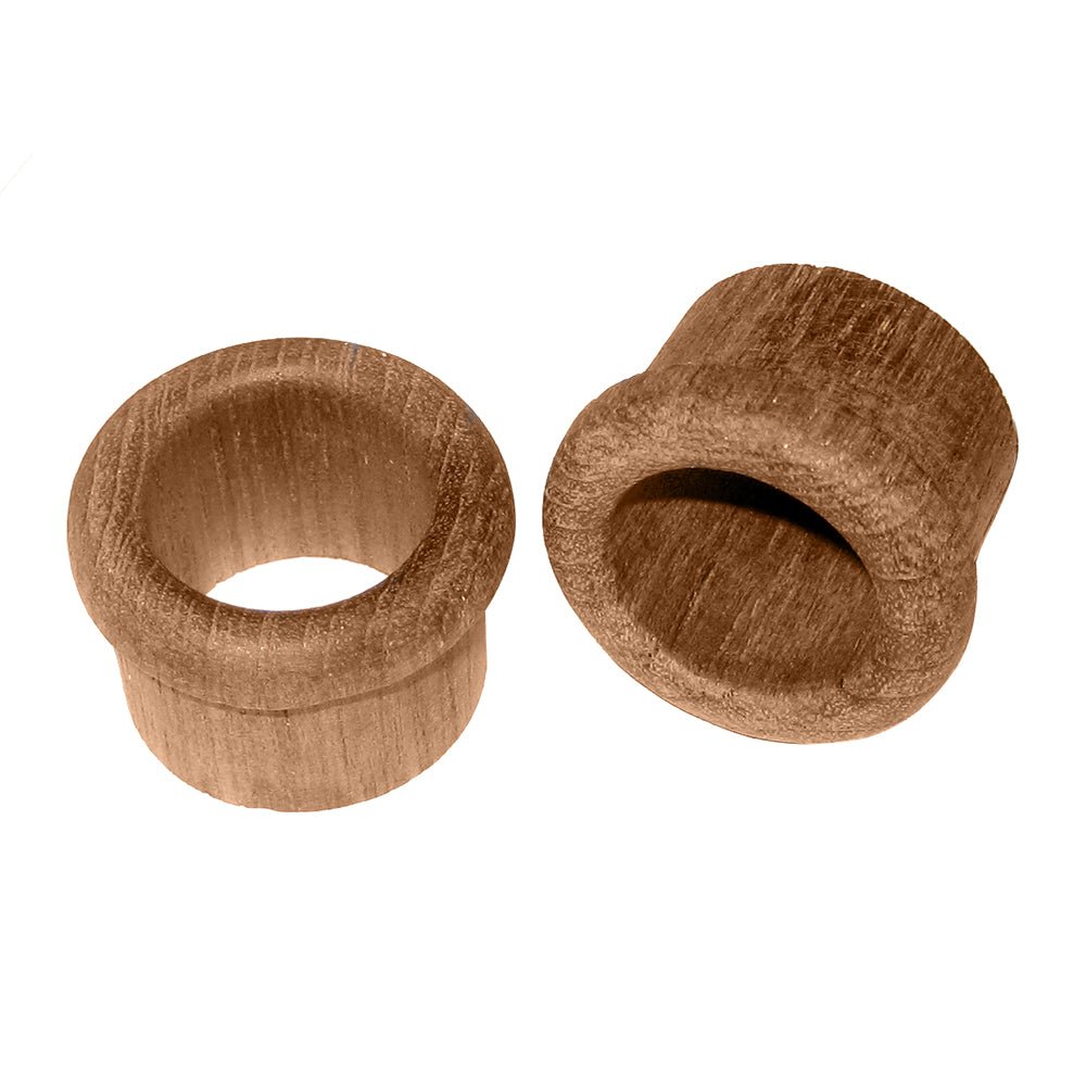 Whitecap Teak Finger Pull - 1" Barrel Length - 2 Pack [60146 - A] - Houseboatparts.com