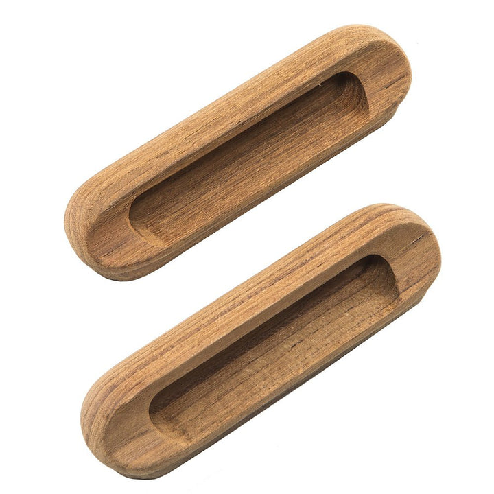 Whitecap Teak Oblong Drawer Pull - 4 - 1/16"L - 2 Pack [60124 - A] - Houseboatparts.com