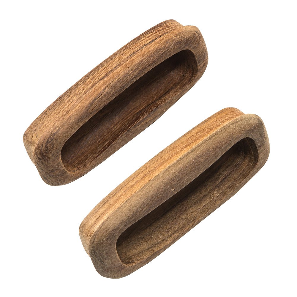 Whitecap Teak Rectangular Drawer Pull - 3 - 1/4"L - 2 Pack [60135 - A] - Houseboatparts.com