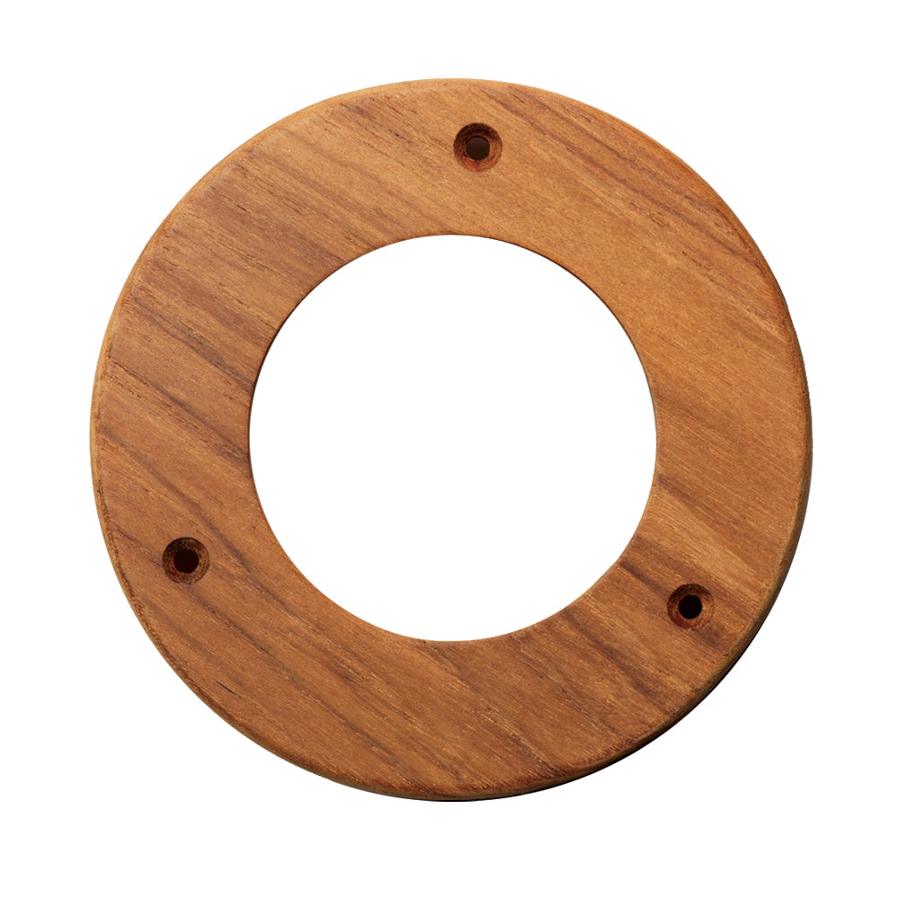 Whitecap Teak Trim Ring - 4" Inner Diameter Opening [61974] - Houseboatparts.com