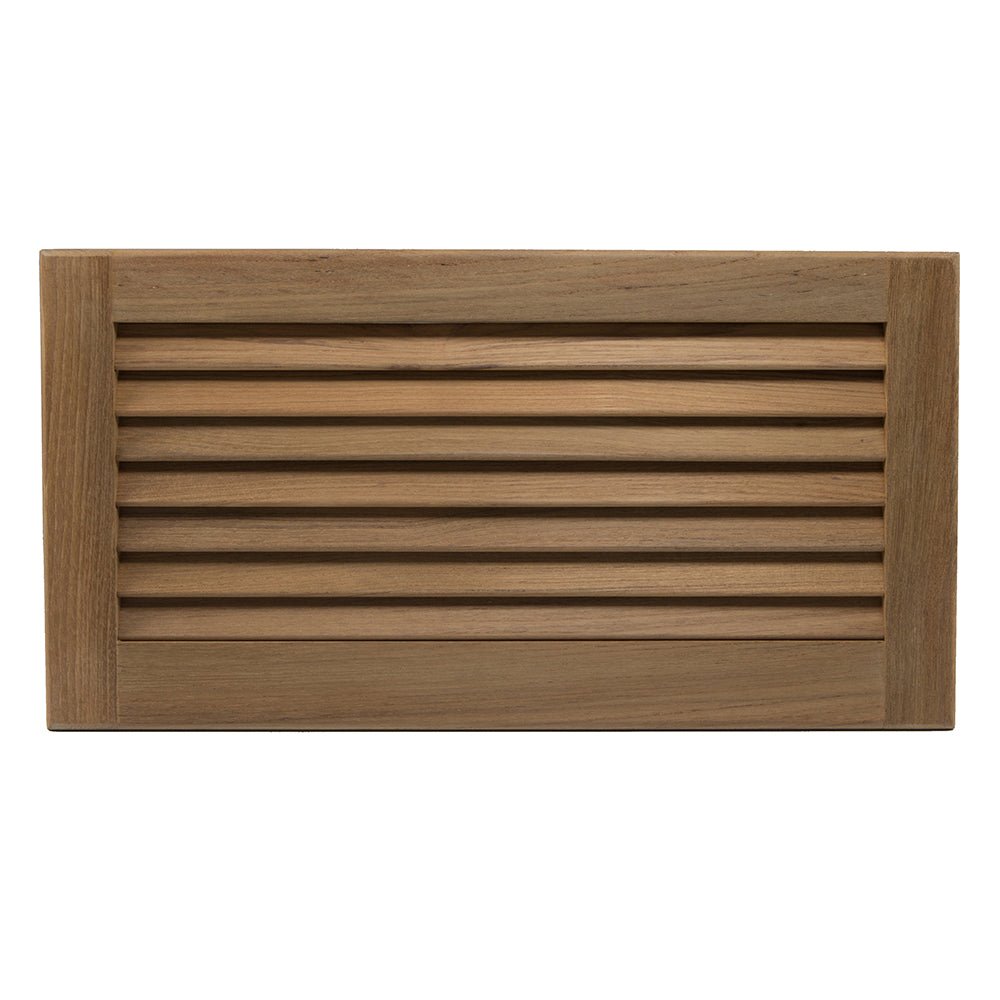 Whitecap Teak Louvered Insert - 9 - 3/8" x 18" x 3/4" [60716] - Houseboatparts.com