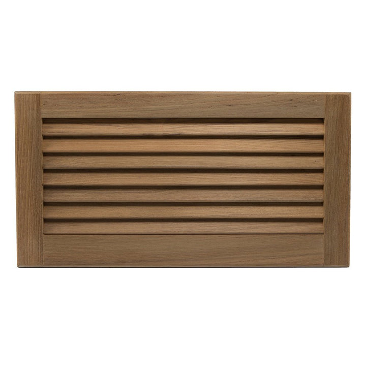 Whitecap Teak Louvered Insert - 9 - 3/8" x 18" x 3/4" [60716] - Houseboatparts.com