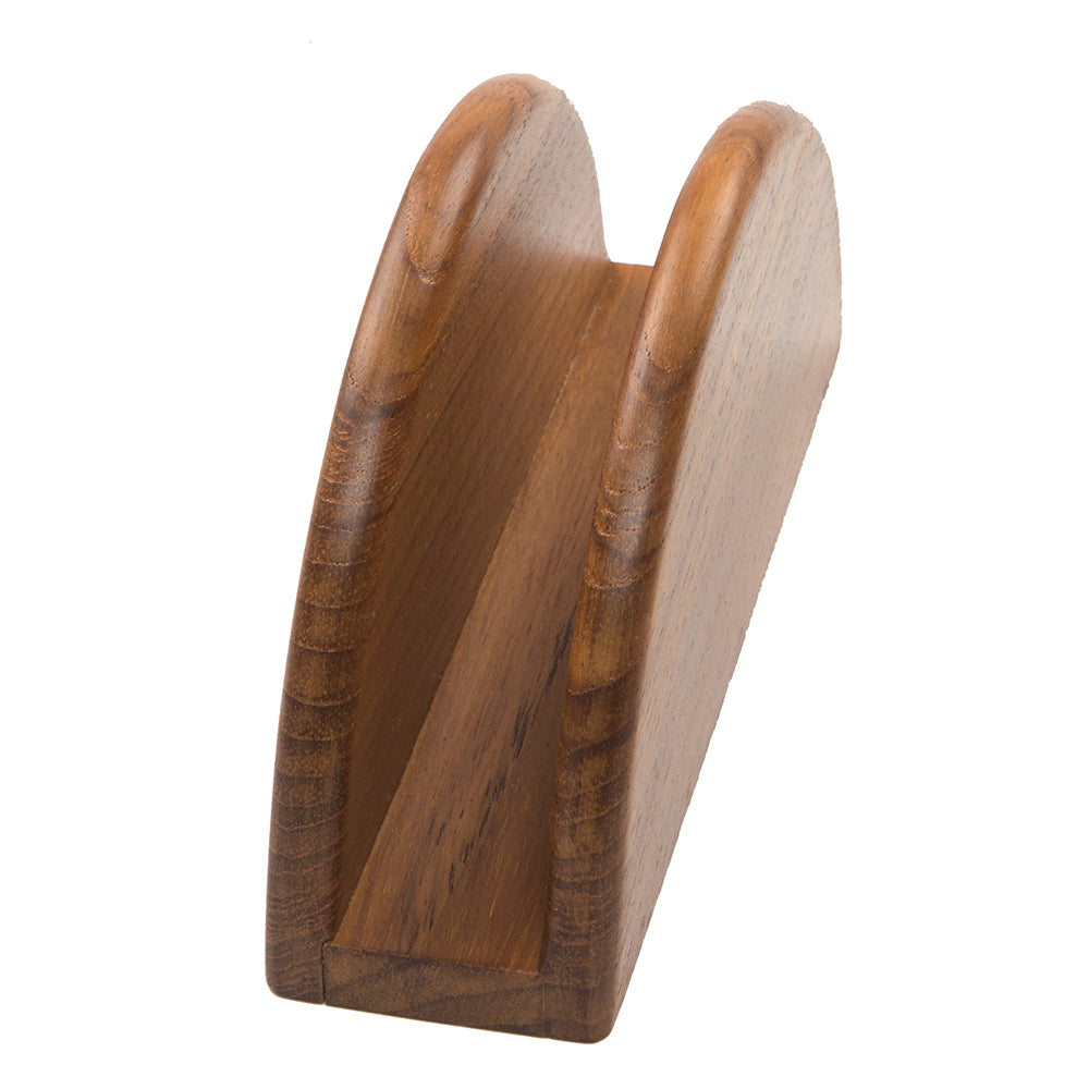 Whitecap Teak Napkin Holder [62433] - Houseboatparts.com