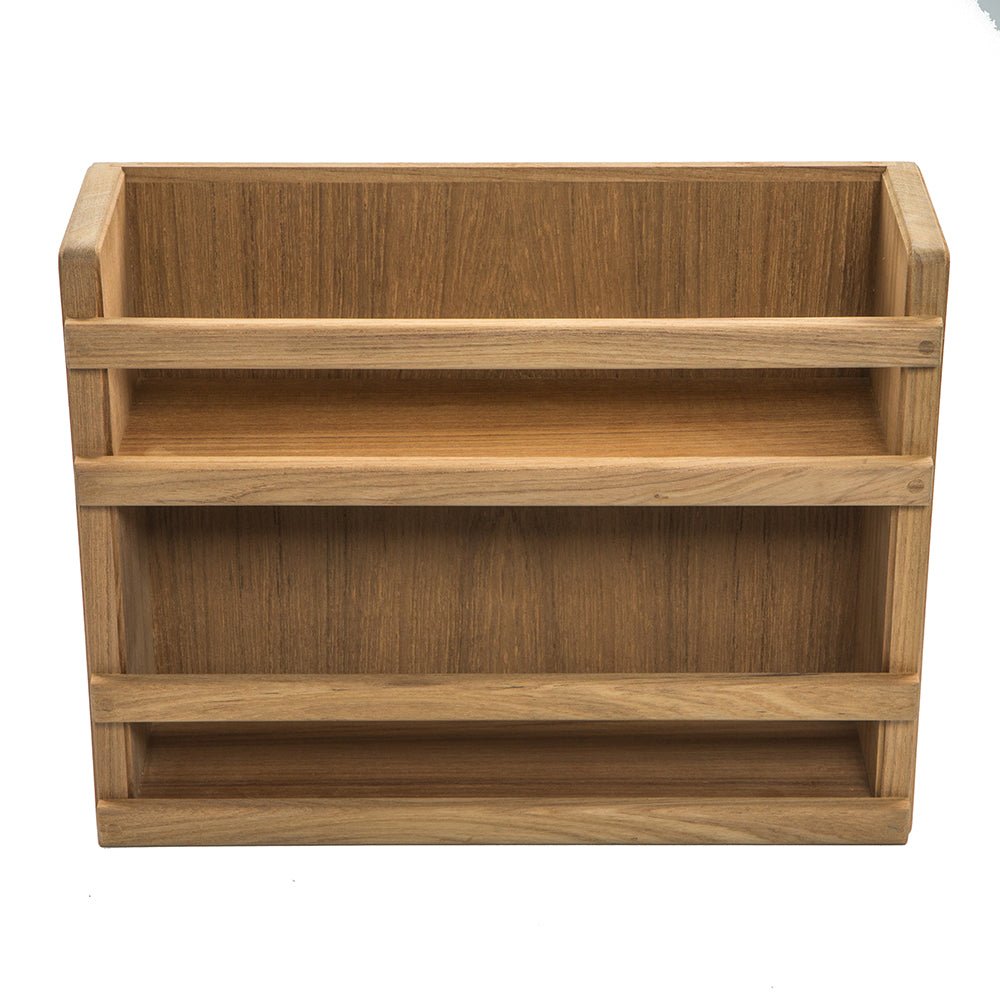 Whitecap Teak Two - Tier Spice Rack [62440] - Houseboatparts.com