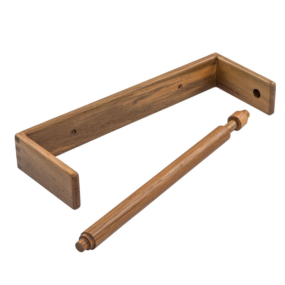 Whitecap Teak Wall - Mount Paper Towel Holder [62442] - Houseboatparts.com