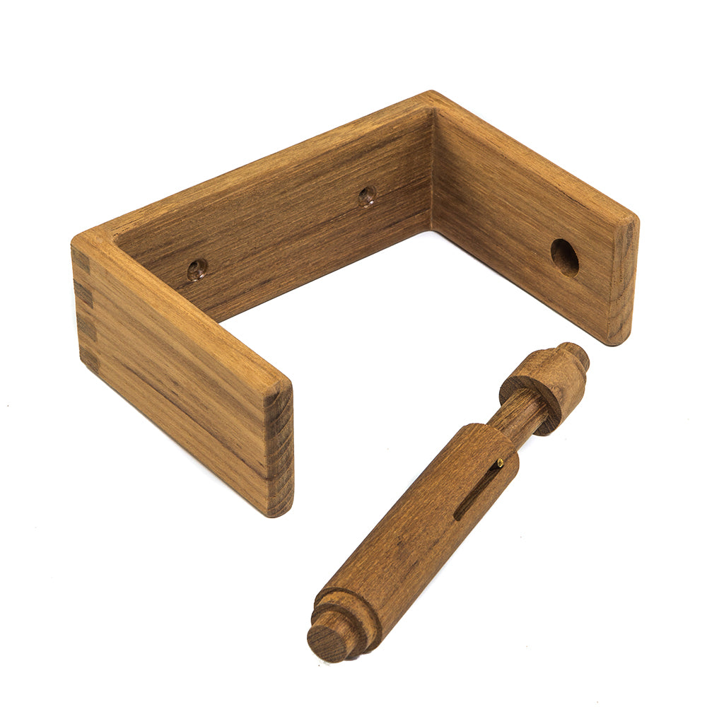 Whitecap Teak Toilet Tissue Rack [62322] - Houseboatparts.com