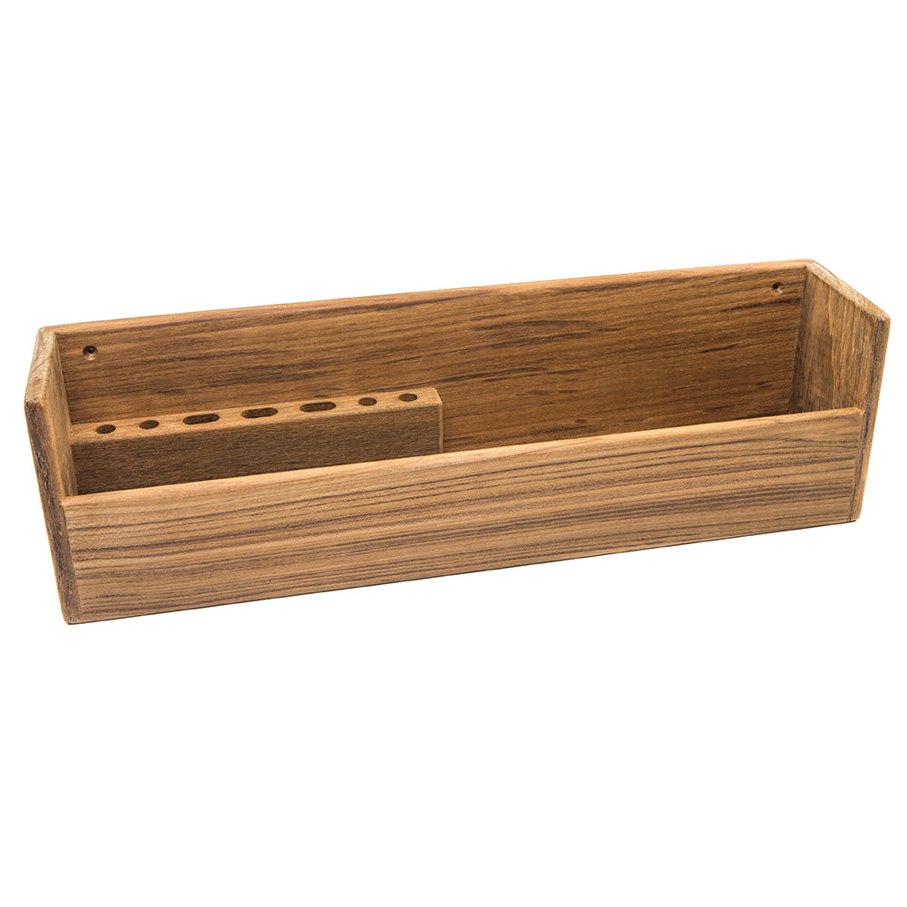 Whitecap Teak Navigation Rack [62532] - Houseboatparts.com