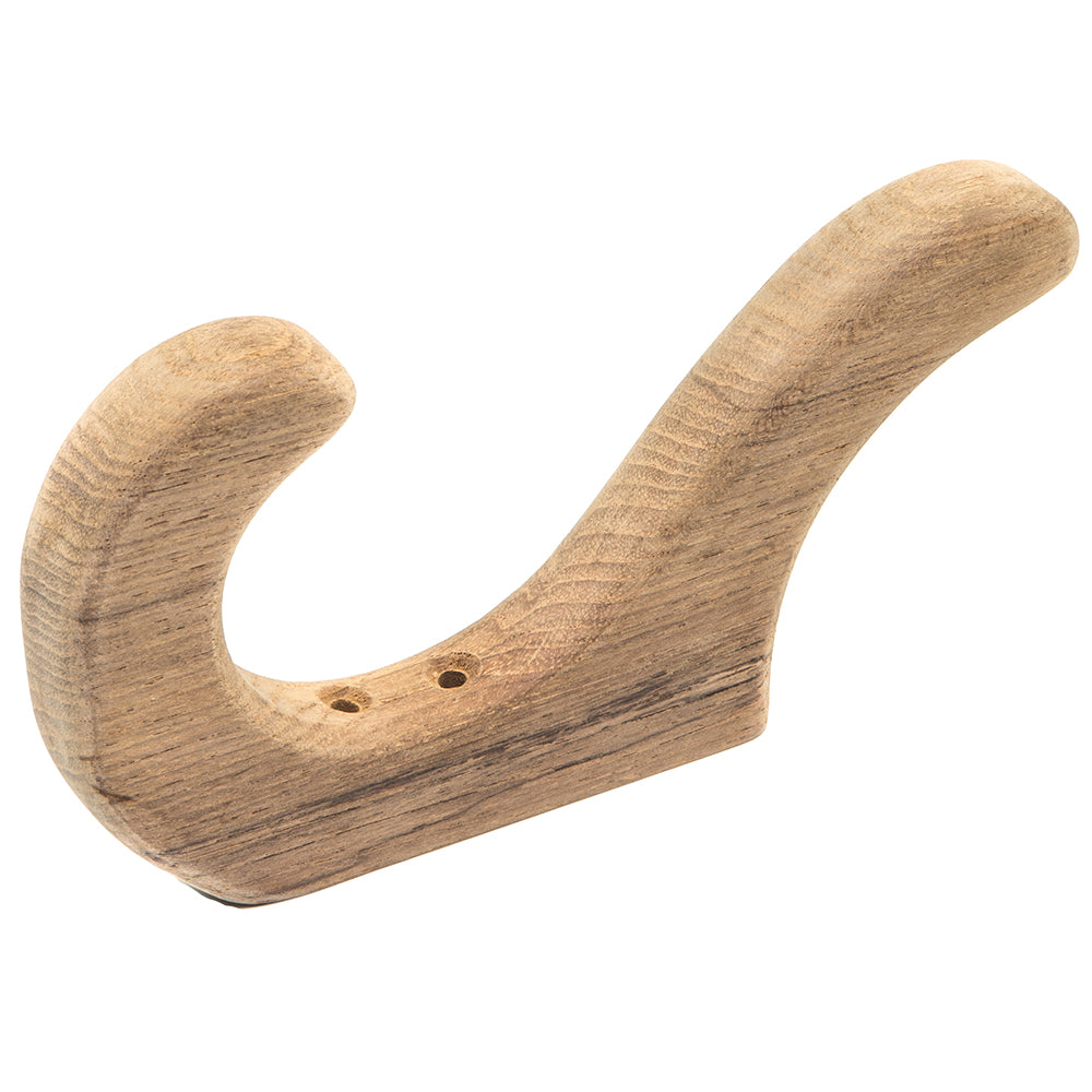 Whitecap Teak Utility Hook [62560] - Houseboatparts.com