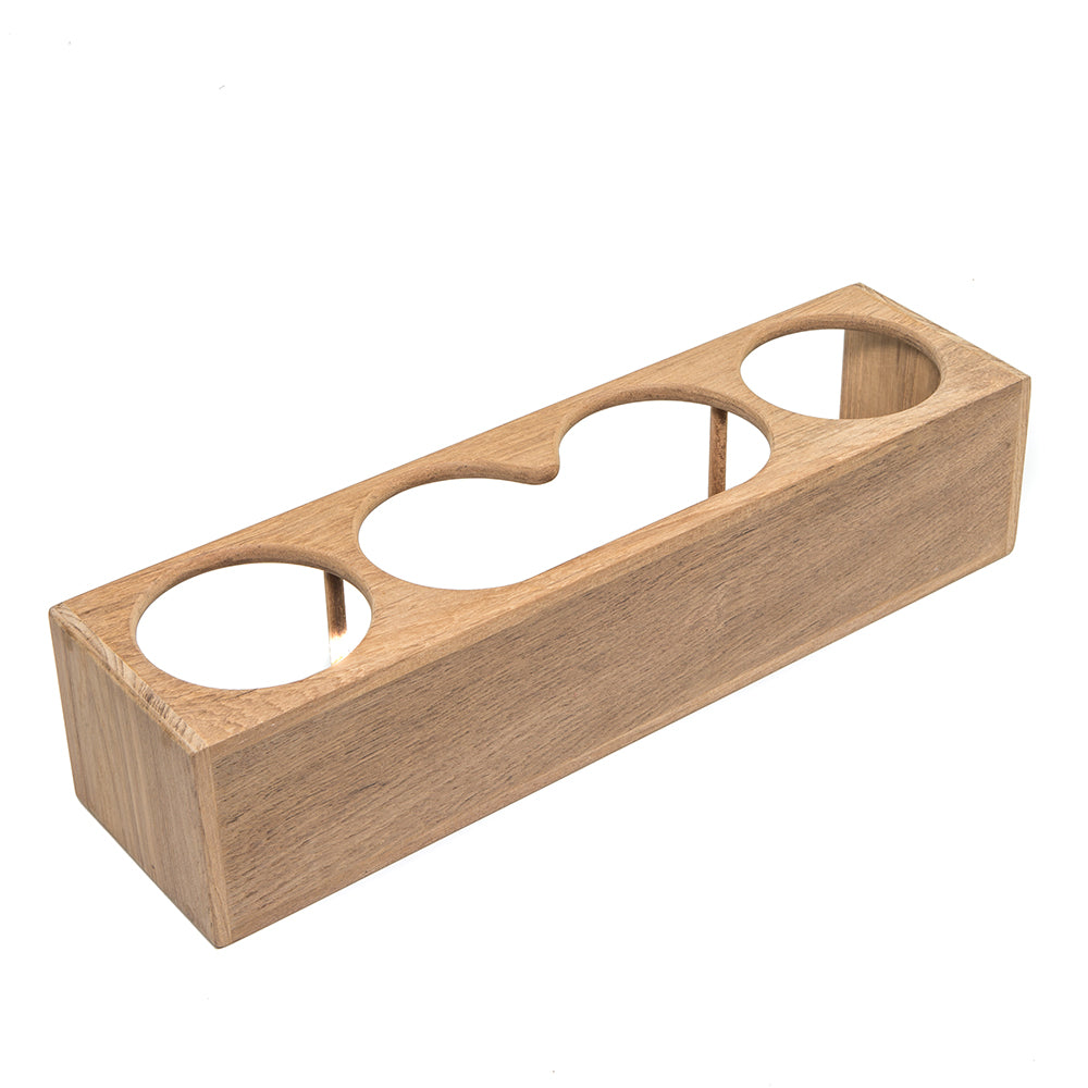 Whitecap Teak Four Insulated Drink/Binocular Rack [62634] - Houseboatparts.com