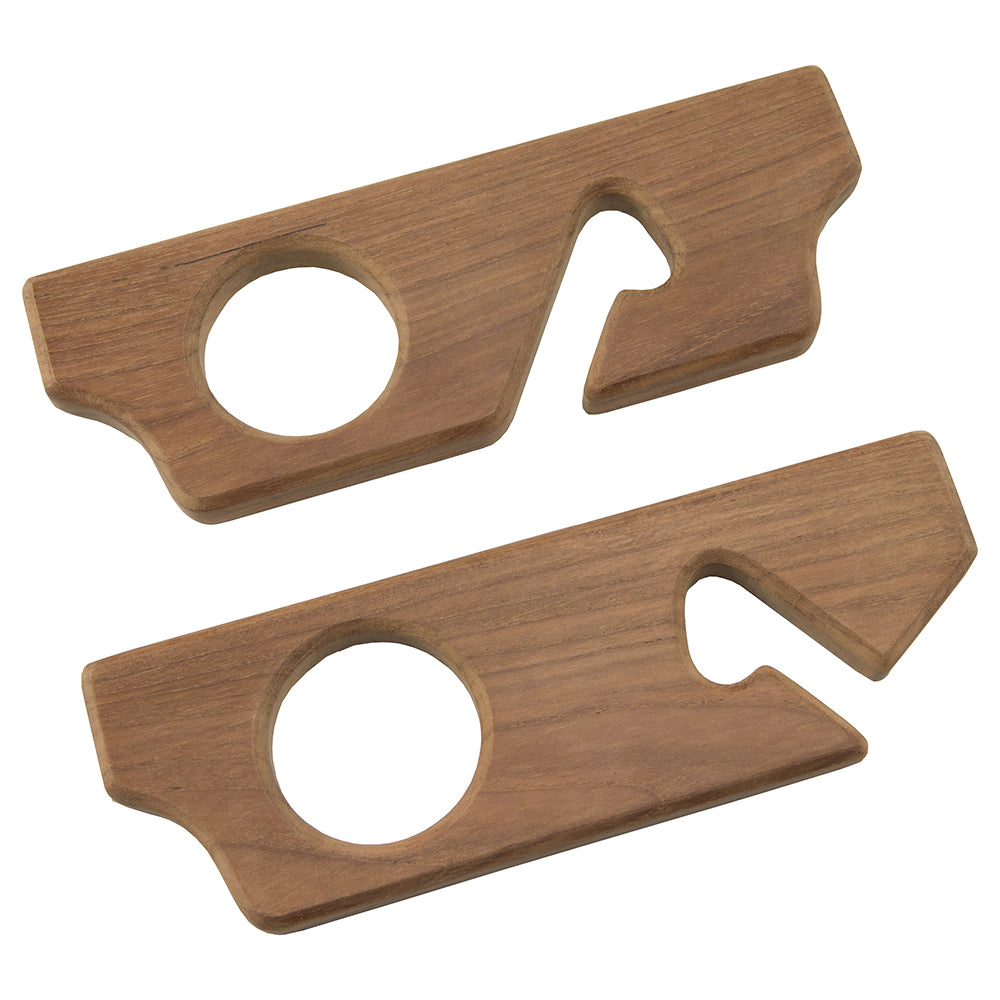 Whitecap Teak Two-Rod Storage Rack - Pair [60610] - Houseboatparts.com