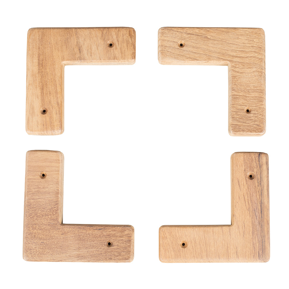 Whitecap Teak Cooler/Box Chocks - 4 Pack [60329] - Houseboatparts.com