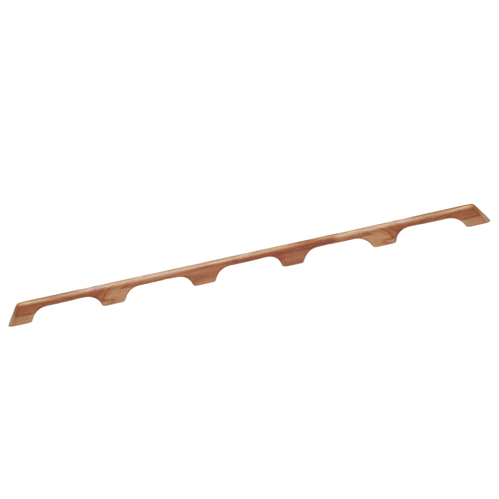 Whitecap Teak Handrail - 5 Loops - 53"L [60108] - Houseboatparts.com