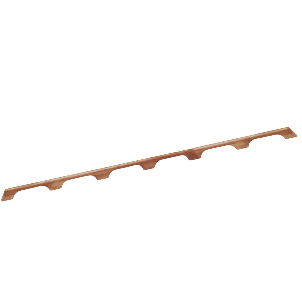 Whitecap Teak Handrail - 6 Loops - 63"L [60110] - Houseboatparts.com