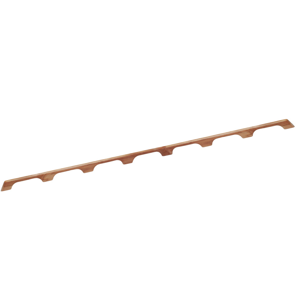 Whitecap Teak Handrail - 7 Loops - 73"L [60112] - Houseboatparts.com