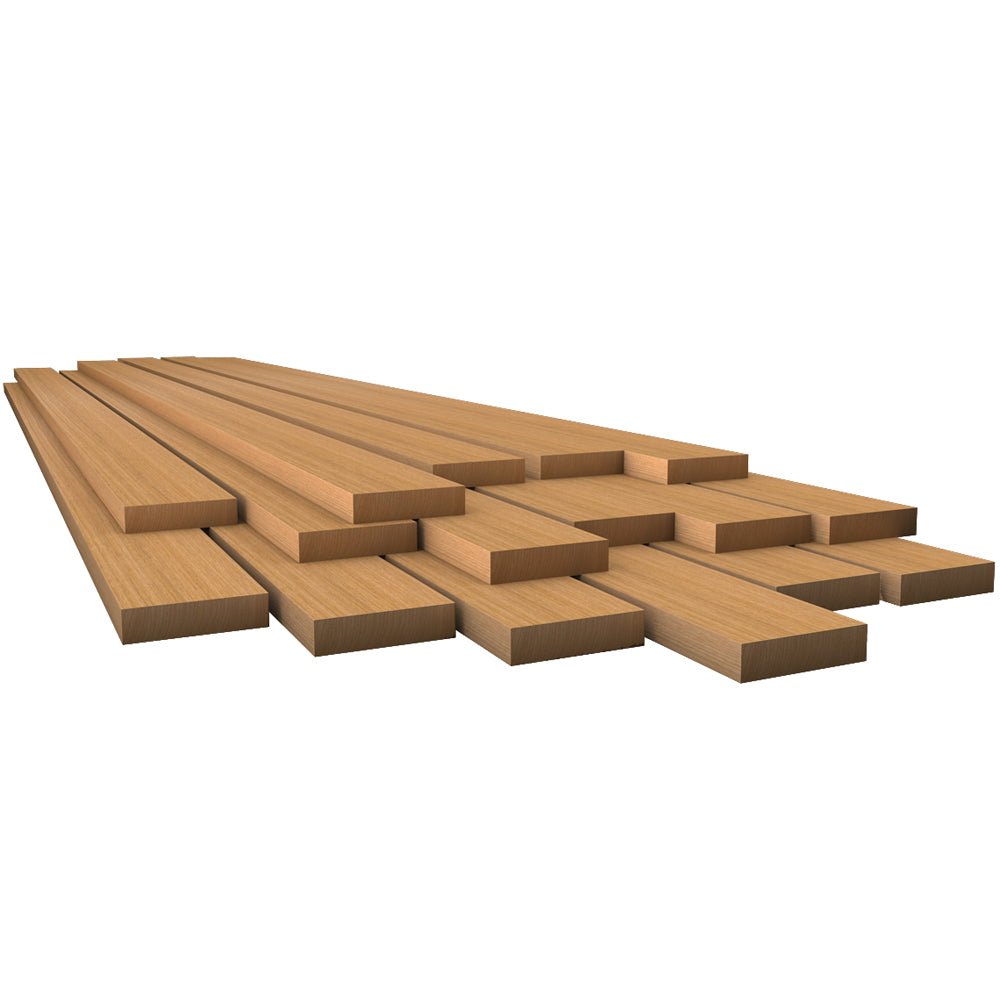 Whitecap Teak Lumber - 1/2" x 1 - 3/4" x 30" [60811] - Houseboatparts.com