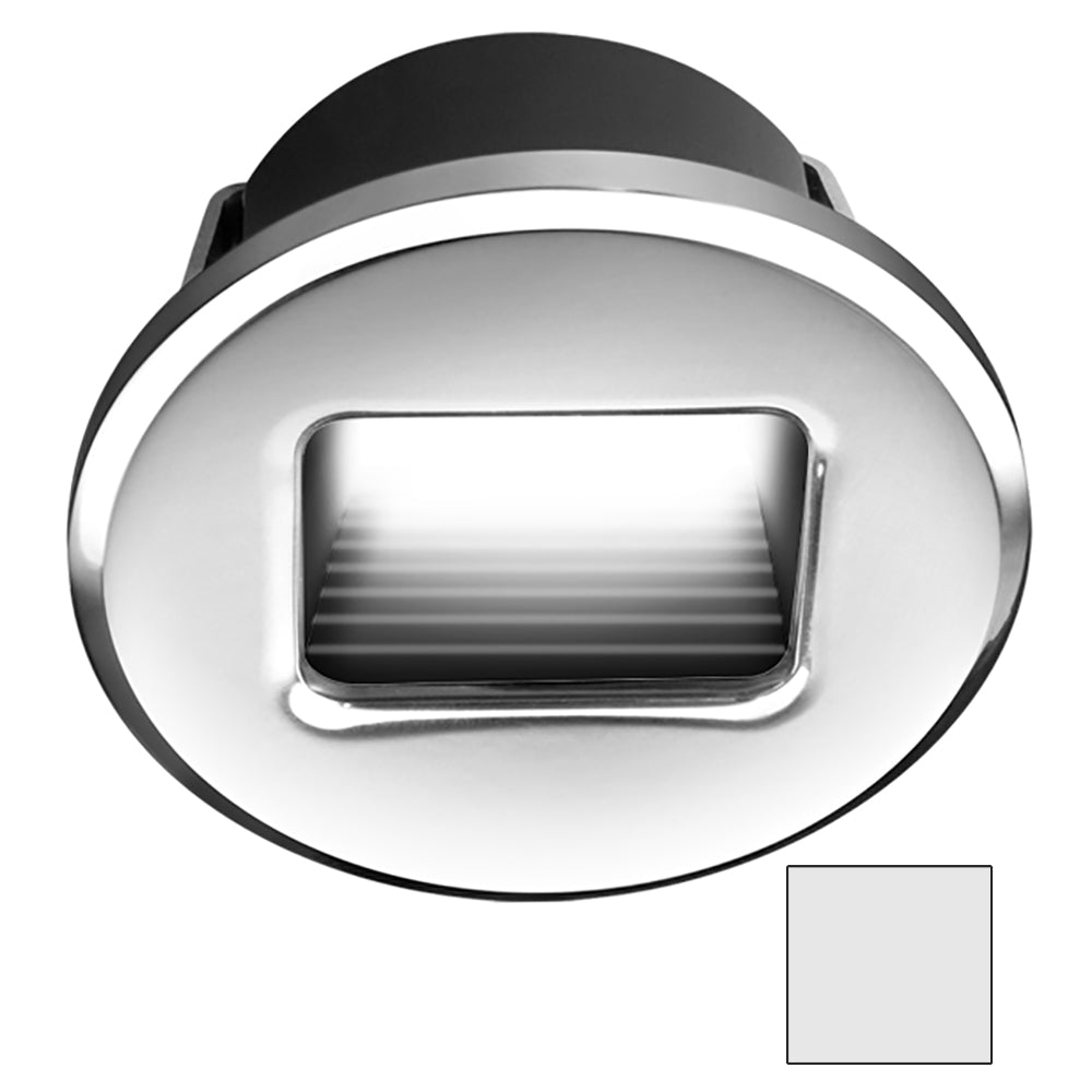 i2Systems Ember E1150Z Snap-In - Polished Chrome - Round - Cool White Light [E1150Z-11AAH] - Houseboatparts.com