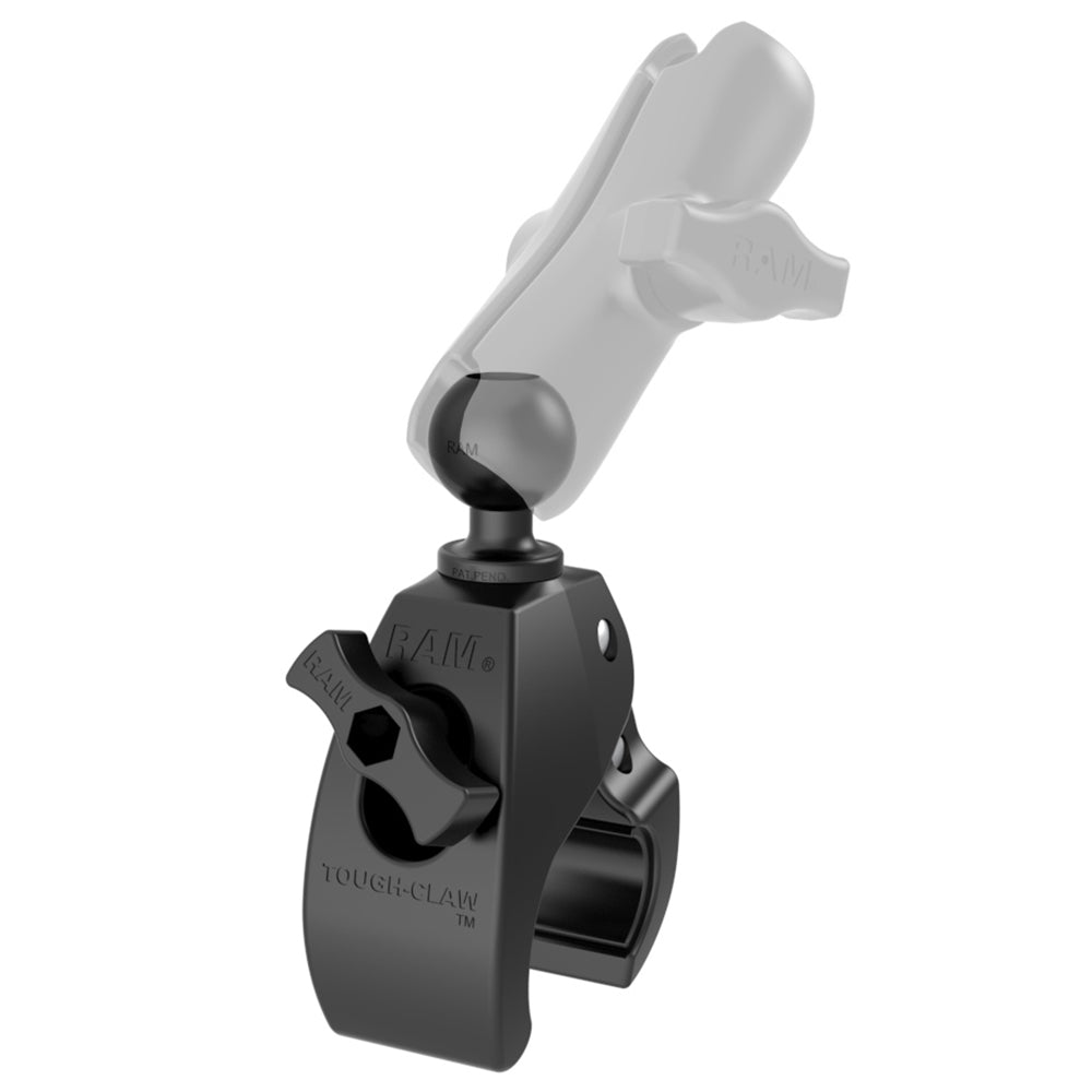 RAM Mount Small Tough-Claw w/1" Rubber Ball [RAP-B-400U] - Houseboatparts.com