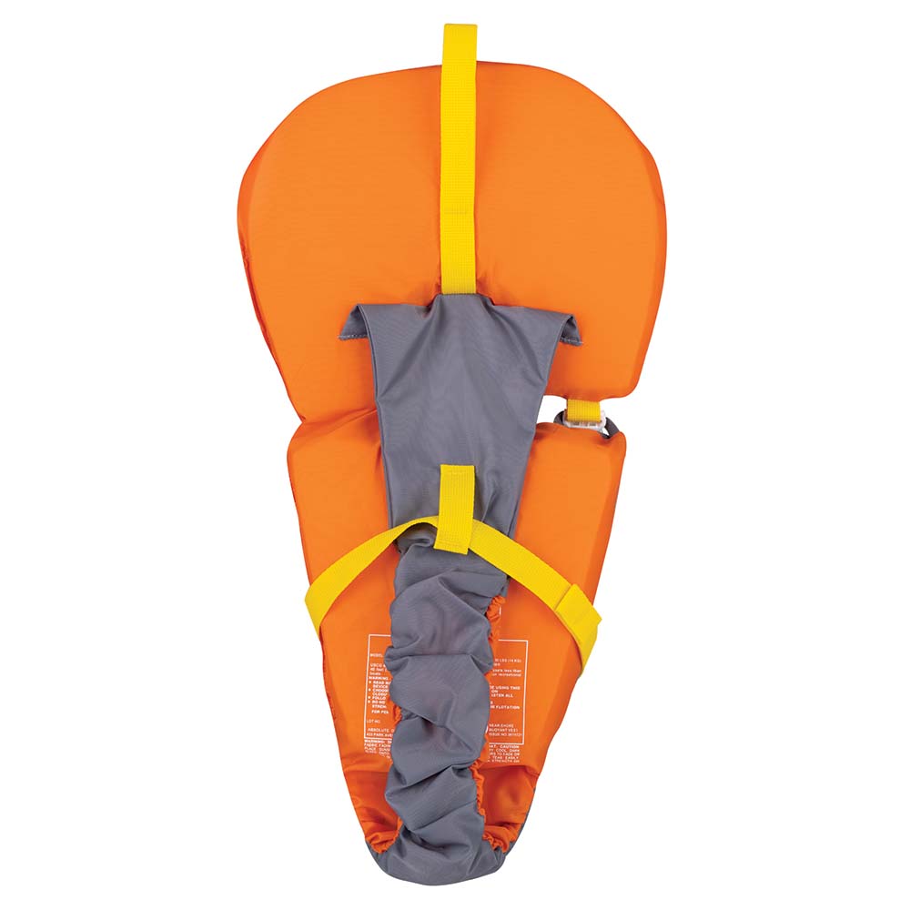 Full Throttle Baby-Safe Vest - Infant to 30lbs - Orange/Grey [104000-200-000-14] - Houseboatparts.com