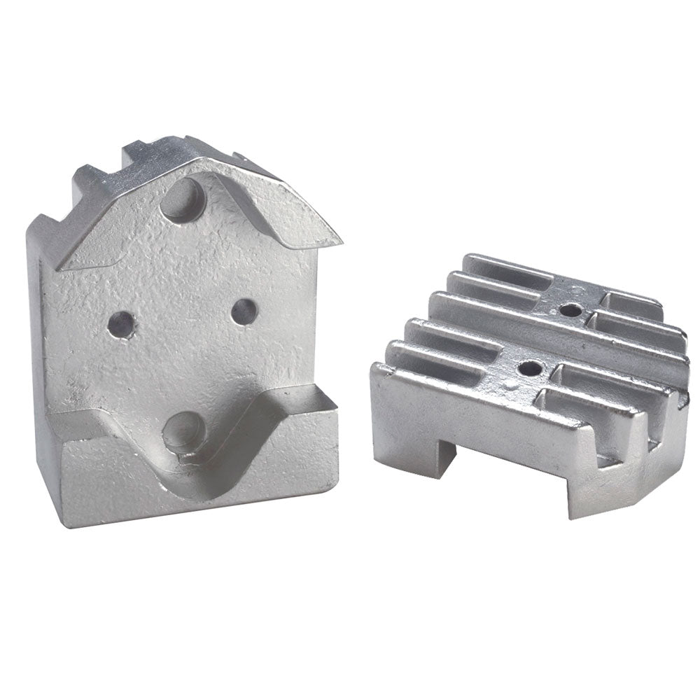 Tecnoseal Gimbal Block Anode - Zinc Finned [00806] - Houseboatparts.com