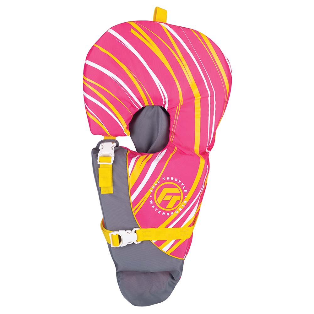 Full Throttle Baby-Safe Life Vest - Infant to 30lbs - Pink [104000-105-000-15] - Houseboatparts.com