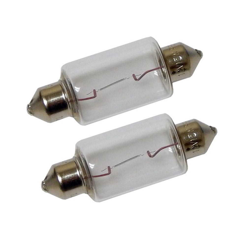 Perko Double Ended Festoon Bulbs - 12V, 15W, .97A - Pair [0070DP1CLR] - Houseboatparts.com