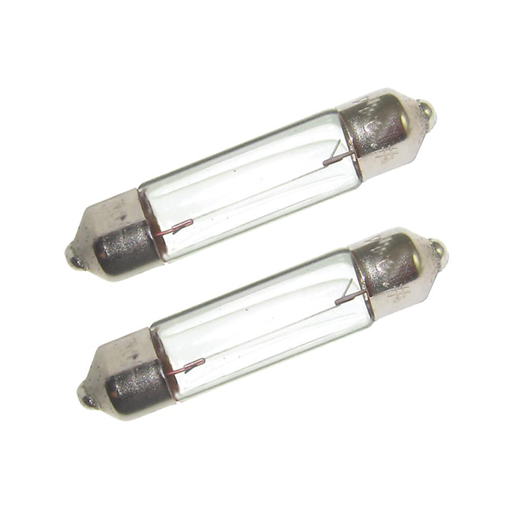 Perko Double Ended Festoon Bulbs - 12V, 10W, .80A - Pair [0071DP0CLR] - Houseboatparts.com