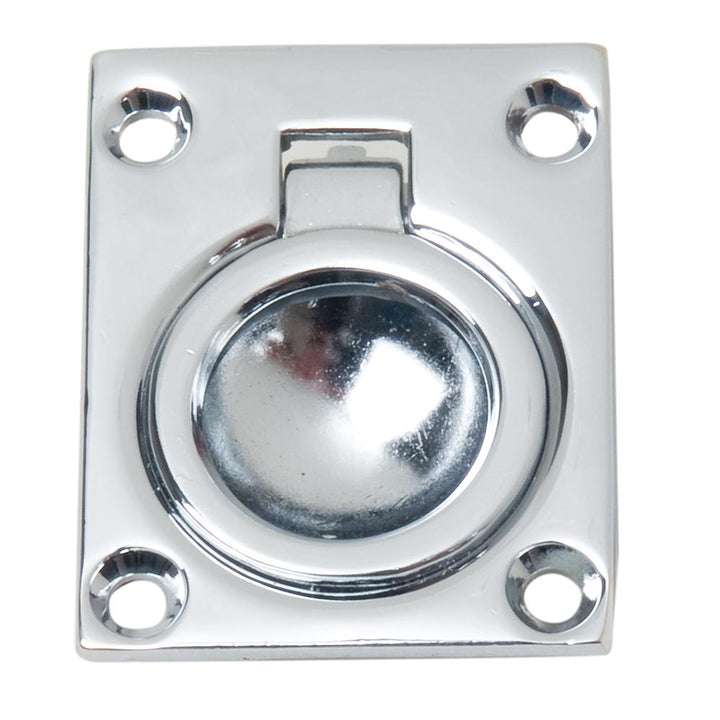 Perko Flush Ring Pull - Chrome Plated Zinc [0841DP0CHR] - Houseboatparts.com