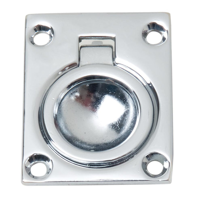 Perko Flush Ring Pull - Chrome Plated Zinc [0841DP0CHR] - Houseboatparts.com