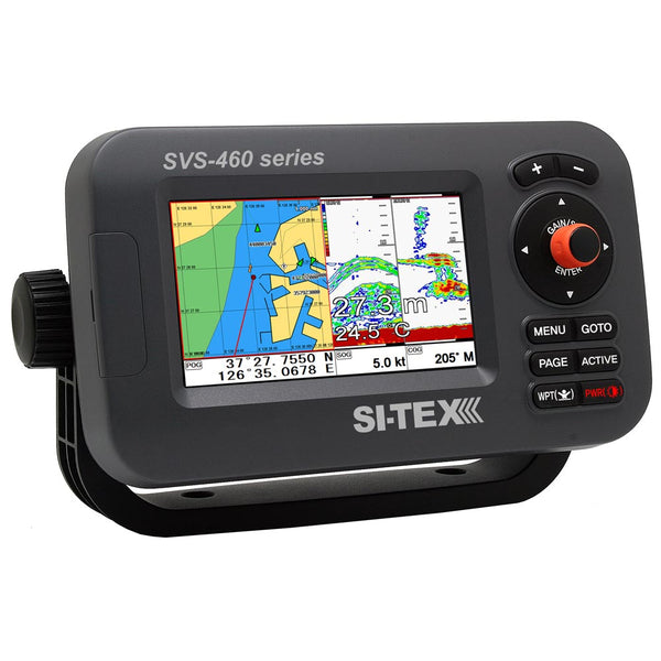 SI-TEX SVS-460CE Chartplotter - 4.3" Color Screen w/External GPS & Navionics+ Flexible Coverage [SVS-460CE] - Houseboatparts.com