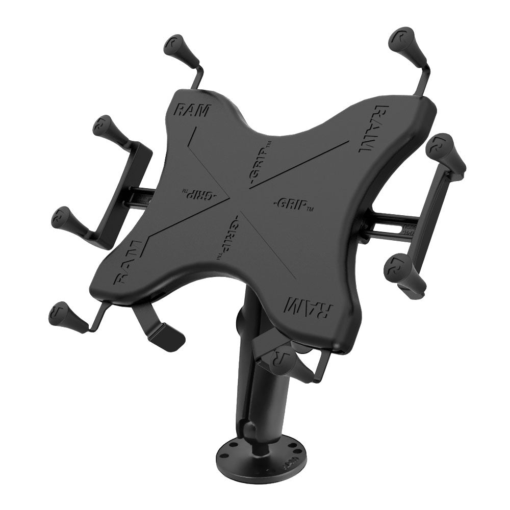 RAM Mount X-Grip III Large Tablet Holder w/ Long Flat Surface Mount [RAM-B-101-C-UN9U] - Houseboatparts.com